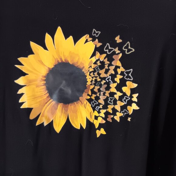 THREE WOMEN'S XL GRAPHIC TEES Chicken High Heels Sun flower NWOT - Picture 7 of 9